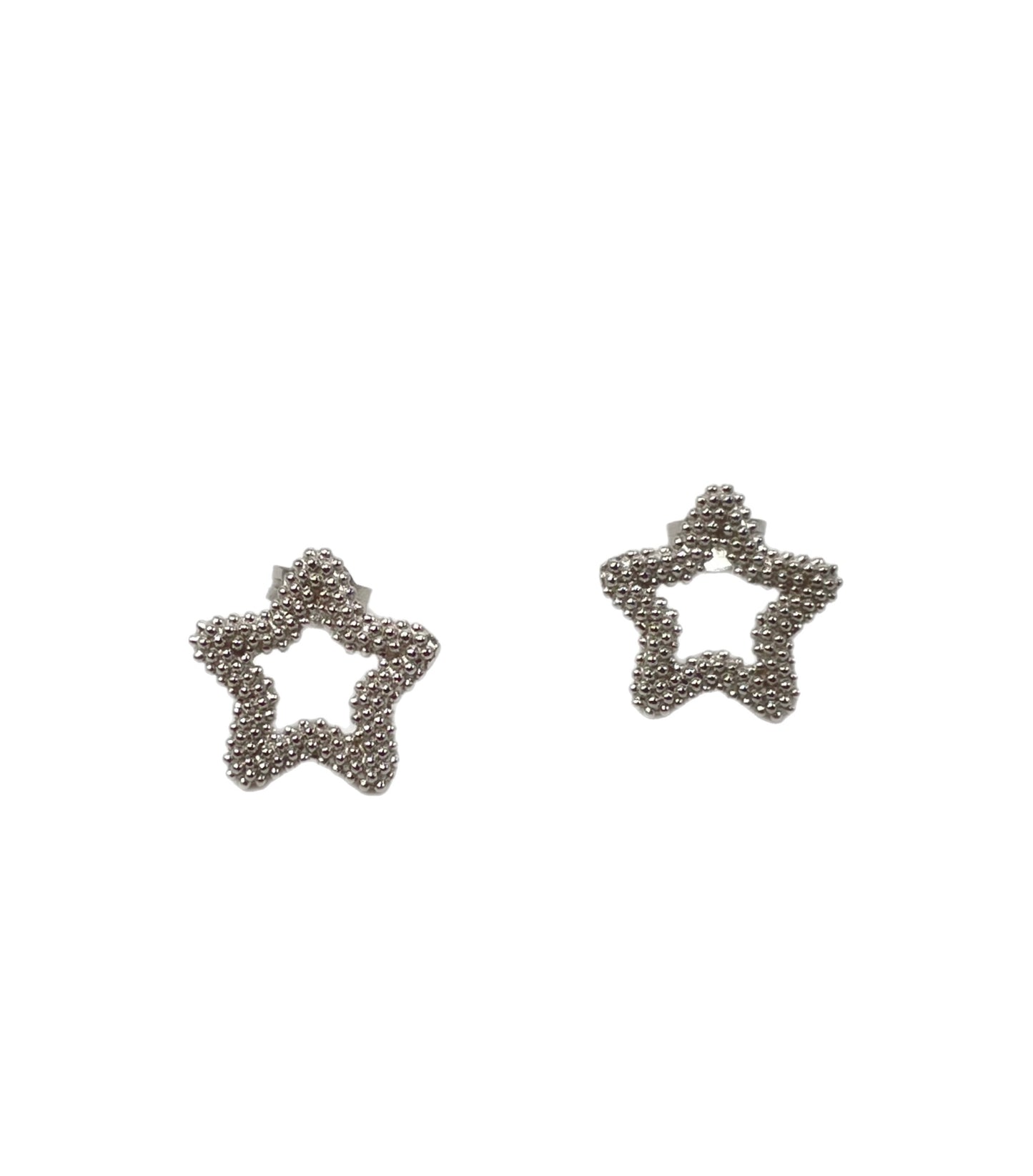 Dotted star earrings