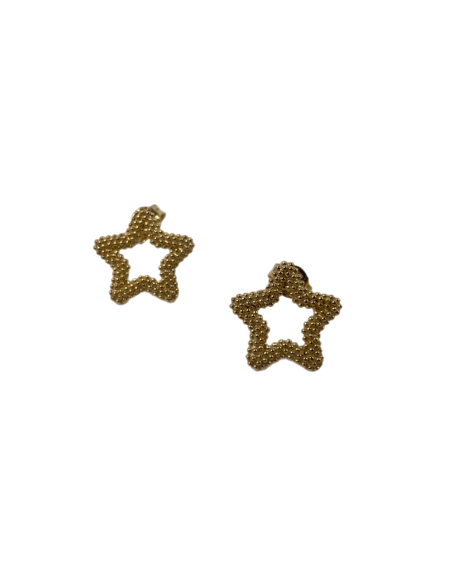 Dotted star earrings
